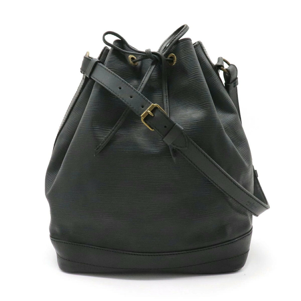Louis Vuitton Epi Noe Shoulder Bag Hobo Semi Shoulder Leather Noir Black